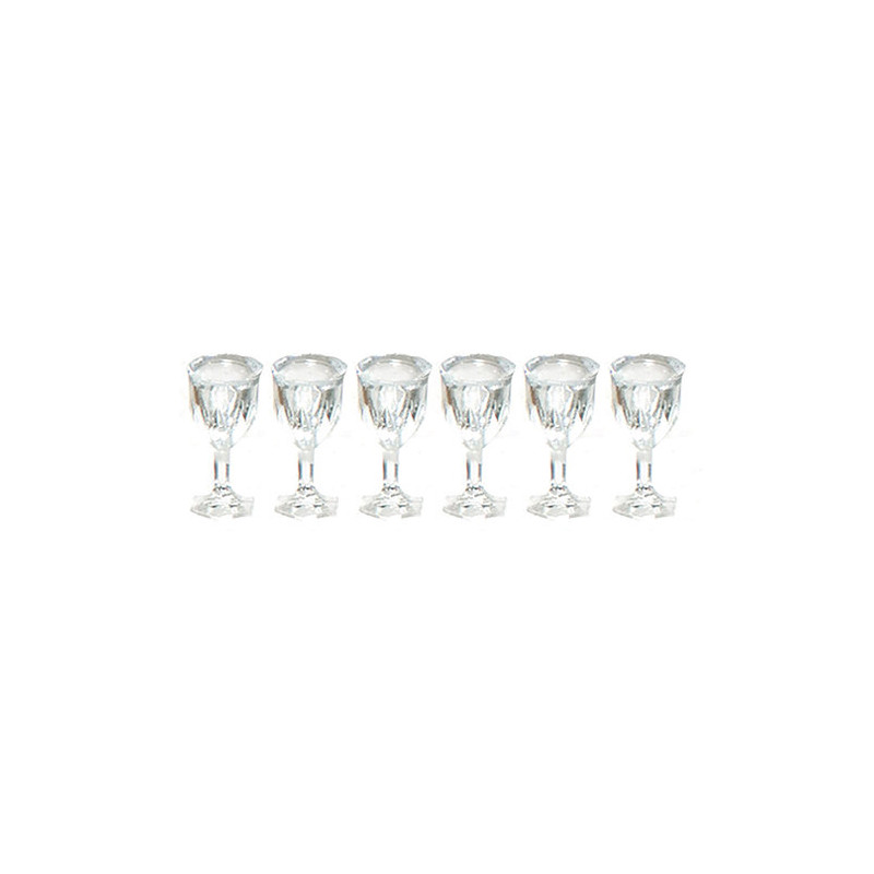 CUT STEMWARE, EMPTY SET, 6