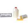 DAIRY SET, MILK, BUTTER, EGG