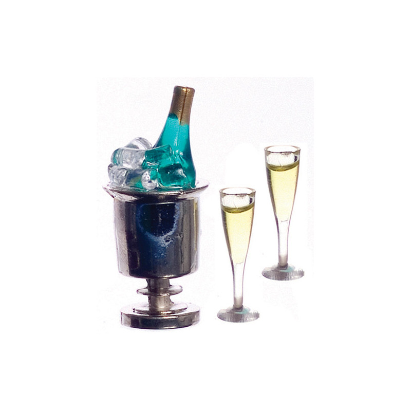 CHAMPAGNE, ICE, 2 GLASSES