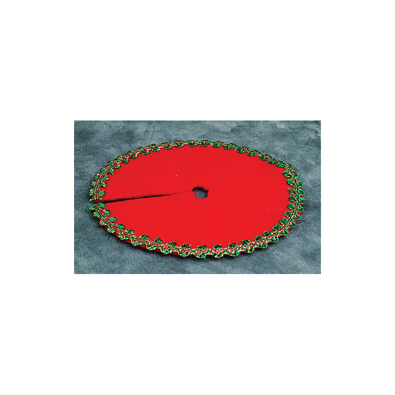 RED XMAS TREE SKIRT