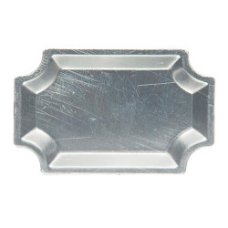 SILVER SERVING TRAYS, 6