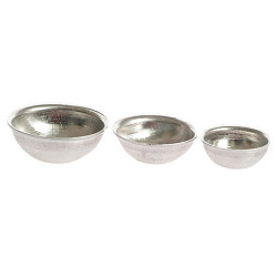 ALUMINUM BOWLS, SET, 3