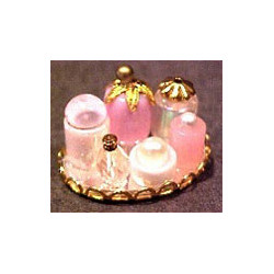 SMALL PERFUME TRAY - PINK