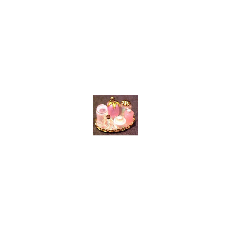 SMALL PERFUME TRAY - PINK