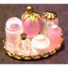 SMALL PERFUME TRAY - PINK