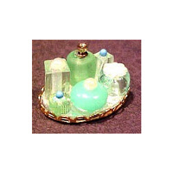 SMALL PERFUME TRAY-GREEN