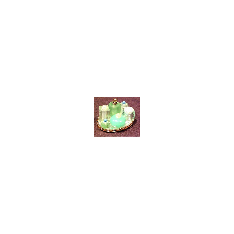 SMALL PERFUME TRAY-GREEN
