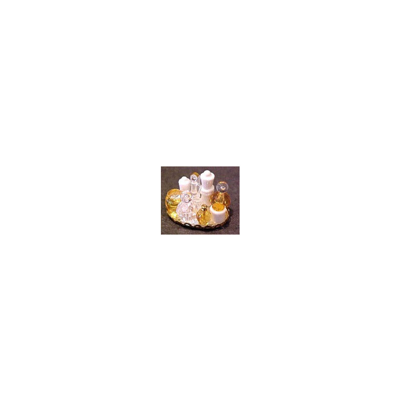 SMALL PERFUME TRAY - YELLOW