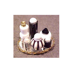 SMALL PERFUME TRAY - BLACK/WHITE