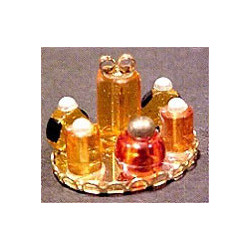 SMALL PERFUME TRAY - AMBER