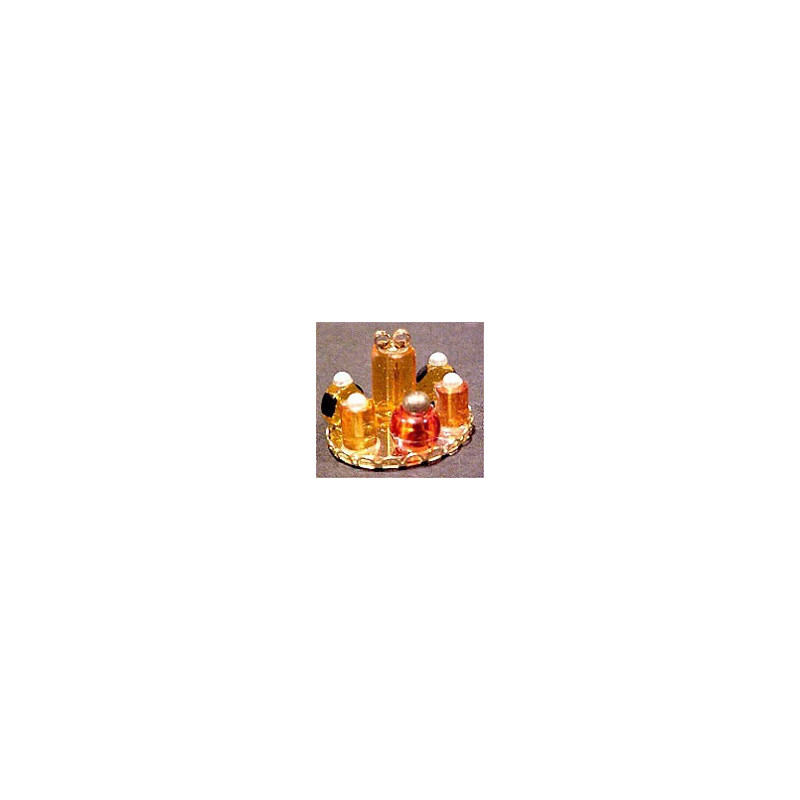 SMALL PERFUME TRAY - AMBER