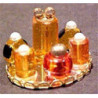 SMALL PERFUME TRAY - AMBER