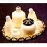 SMALL PERFUME TRAY - WHITE/NEUTRALS