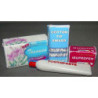 BATHROOM SET-SOFT TISSUE,COTTON TIPS,TOOTHPASTE, I
