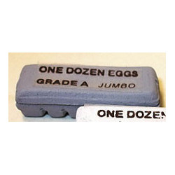 EGG CARTON, PEWTER