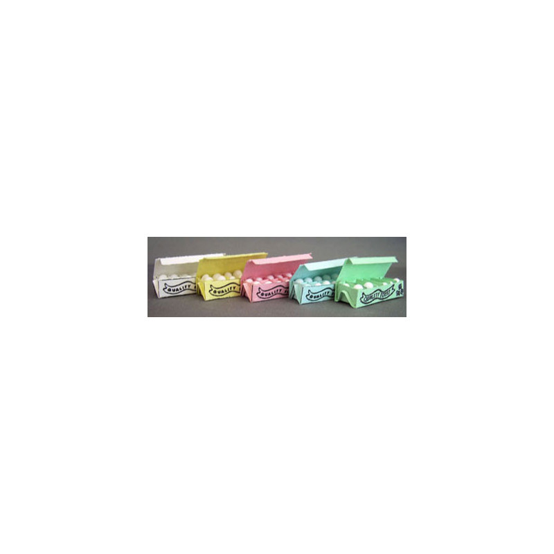 YELLOW EGG CARTON - WITH EGGS