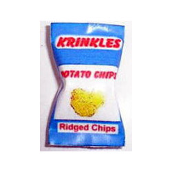 KRINKLE CUT POTATO CHIPS BAG