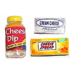 CHEESE SET OF 3-CREAM, DIP, SPREAD