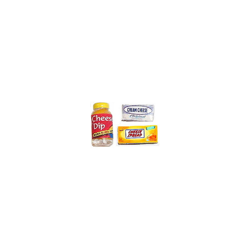CHEESE SET OF 3-CREAM, DIP, SPREAD
