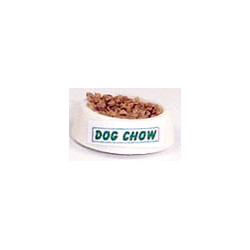 DOG CHOW BOWL - FILLED