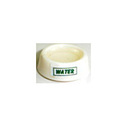 DOG WATER BOWL - FILLED