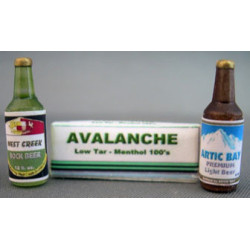 CARTON OF CIGARETTES PLUS 2 BOTTLES OF BEER