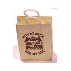 MINIATURES ARE MY BAG-SHOPPING BAG