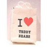 I LOVE TEDDY BEARS SHOPPING BAG