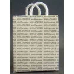 DOLLHOUSE MINIATURES SHOPPING BAG