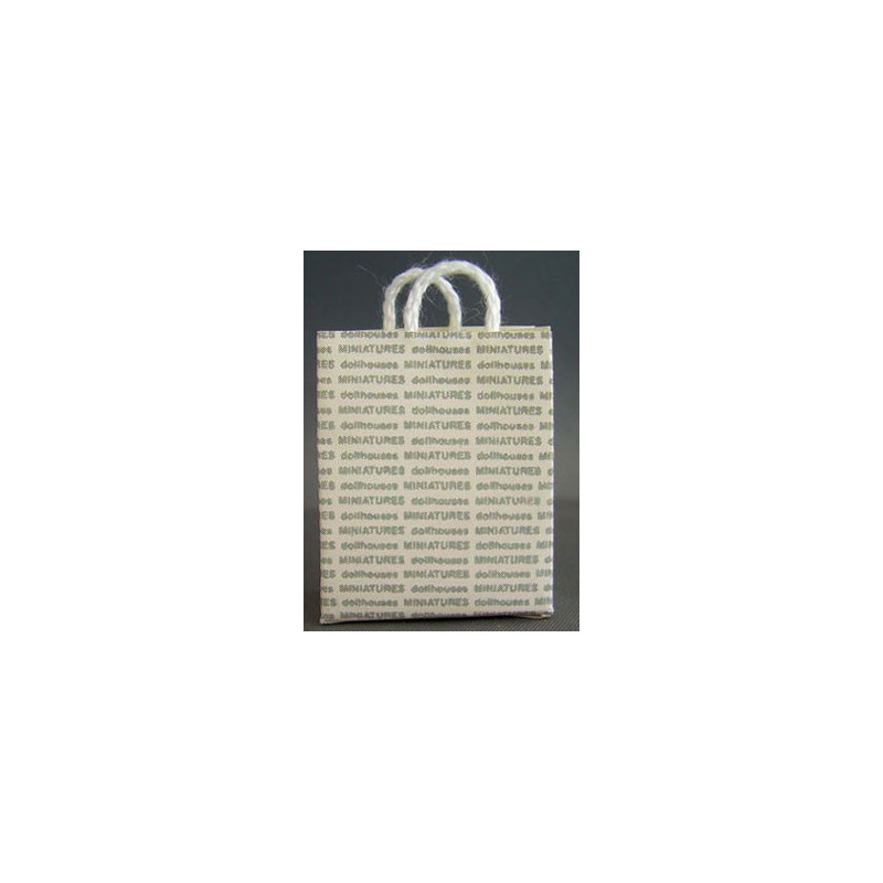 DOLLHOUSE MINIATURES SHOPPING BAG