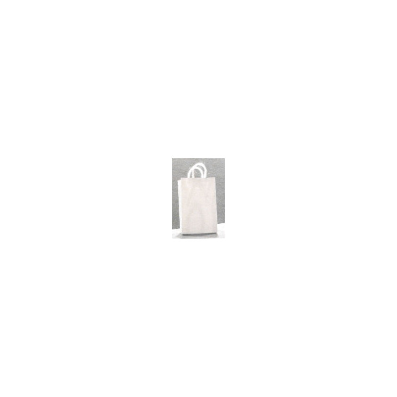 PLAIN WHITE SHOPPING BAG
