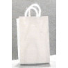 PLAIN WHITE SHOPPING BAG