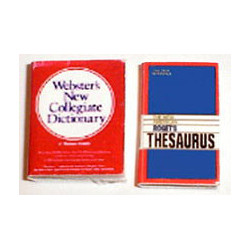 DESK SET - DICTIONARY & THESAURUS