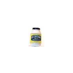 1/2" HELLMANNS MAYONAISE- JAR