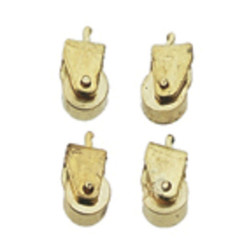 BRASS CASTERS, 12/PK