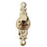 Round Knob Brass 2Pc/Pk