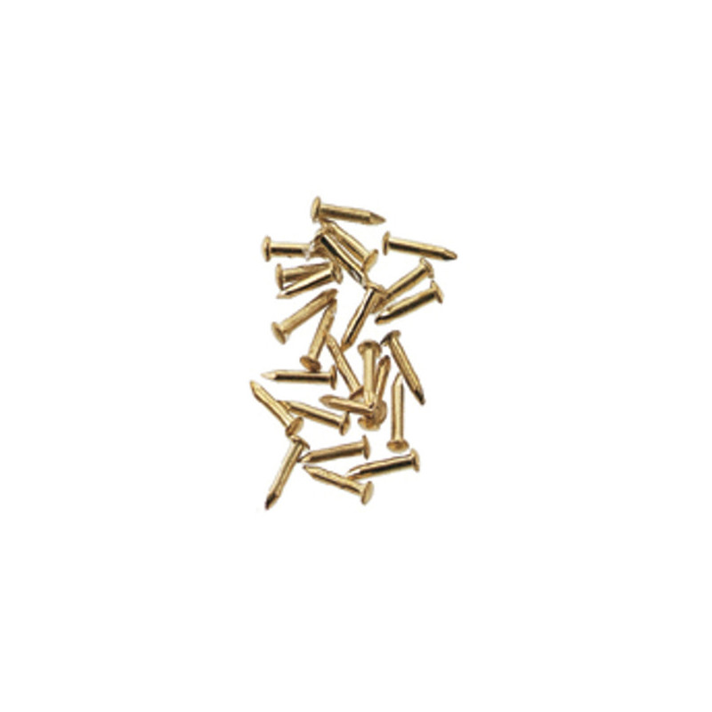 Brass Pin Nails 100Pc/Pk