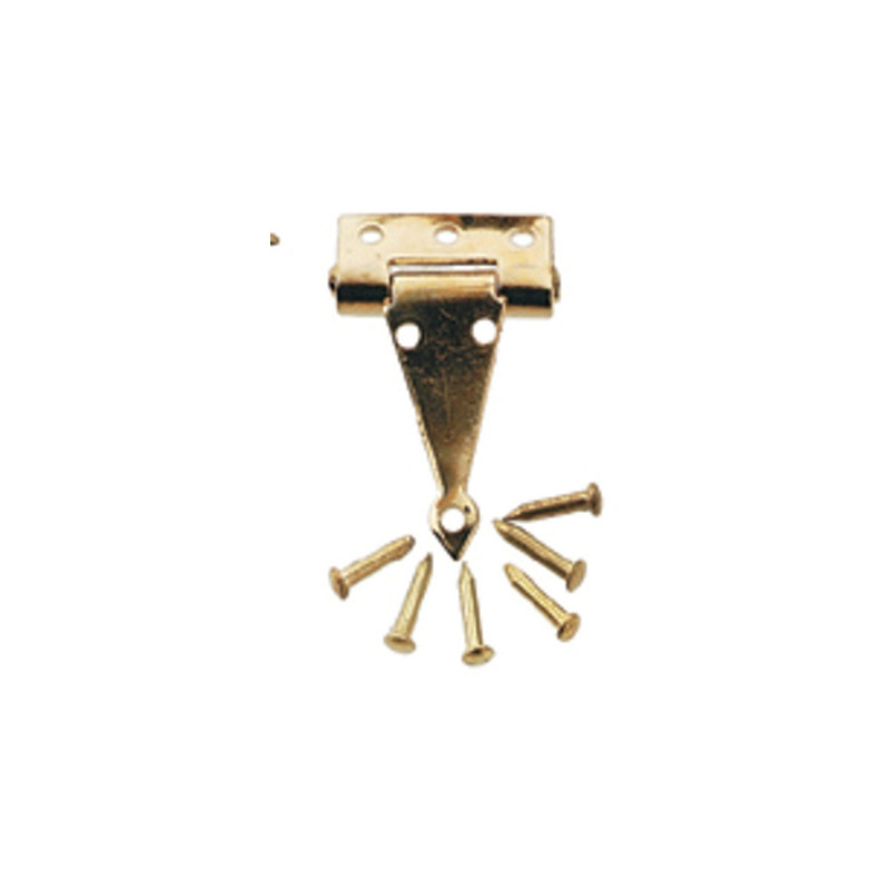 T Hinge Brass 2Pr/Pk