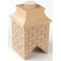 WOOD BRICK CHIMNEY