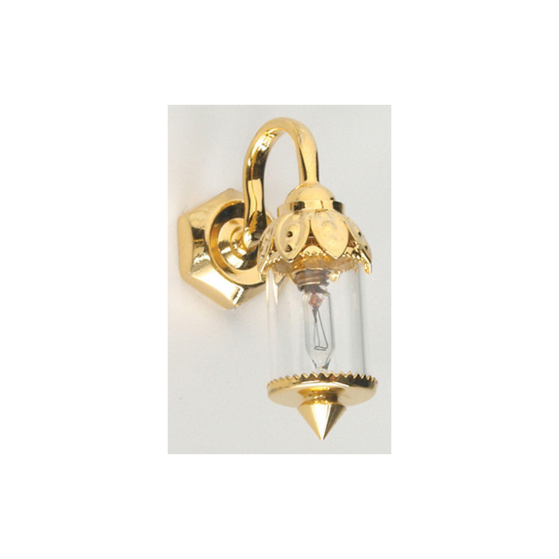Brass Ornate Coach Wall Lamp