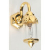 Brass Ornate Coach Wall Lamp