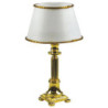 BRASS COLUMN TABLE LAMP