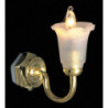 Single Frosted Tulip Sconce