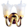 Dble Frstd Tulip Wall Sconce