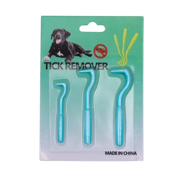 3pcs/set Pet Tick Removal Tool Kit Plastic Flea Scratching Hook Remove Tweezers Clip Pet Treatment Cramp Puppy Grooming Supplies - Image 8